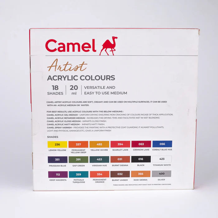 Camel - Artists' Acrylic Colour Sets (20ml)